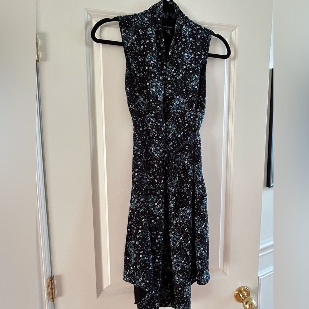 Stork&Babe (from Thyme Maternity) flower print sleeveless maternity dress.